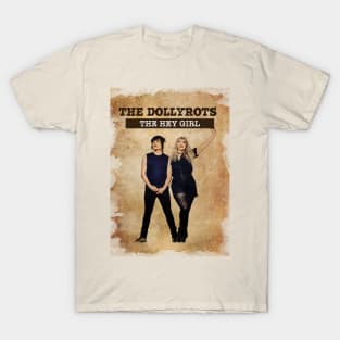 Vintage Old Paper 80s Style The Dollyrots T-Shirt